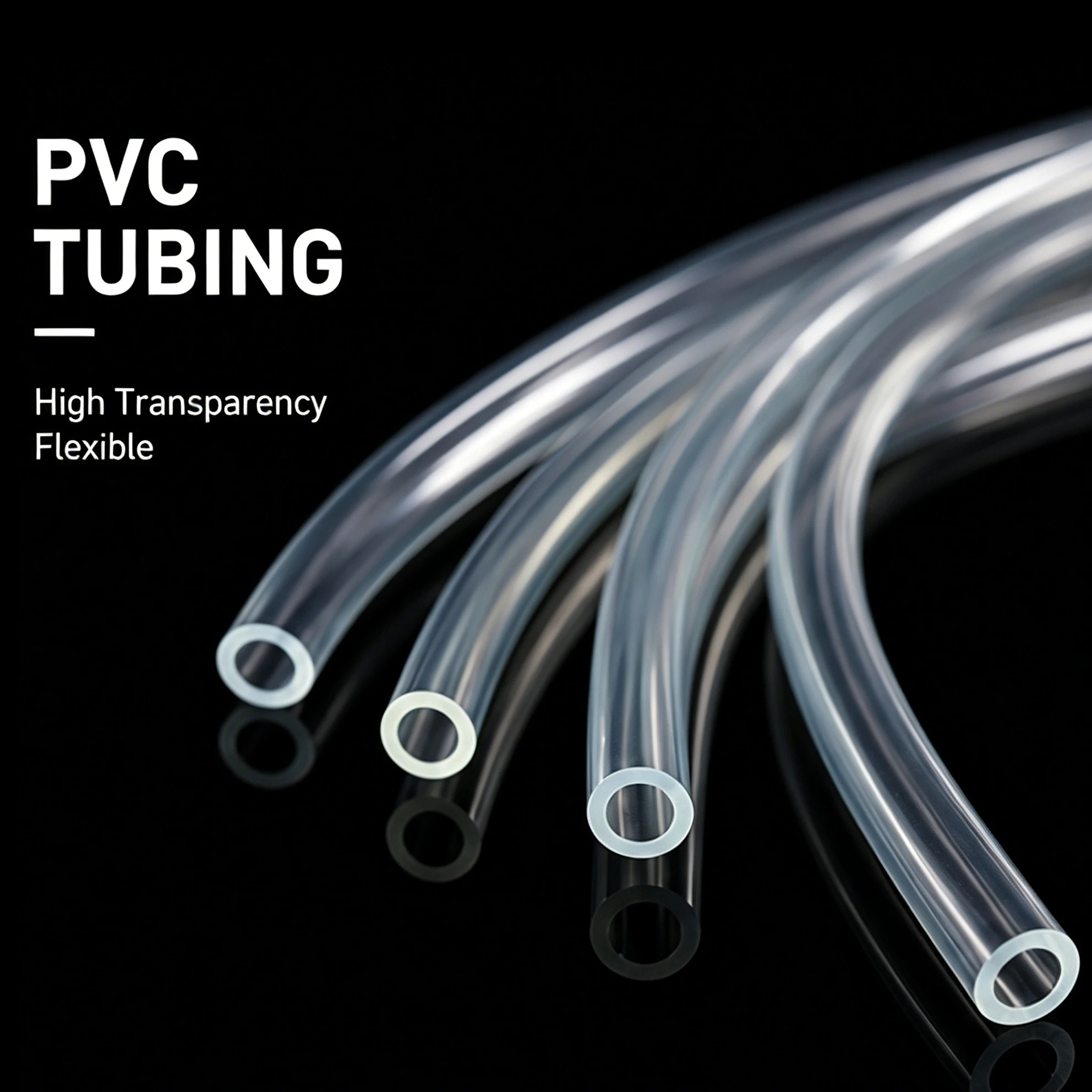 PVC Hose ID 2/3/4/5/6/8/10/12/14/16/18/20/25mm Transparent Plastic Hose High Quality Garden Tube Water Pipe Irrigation Tube