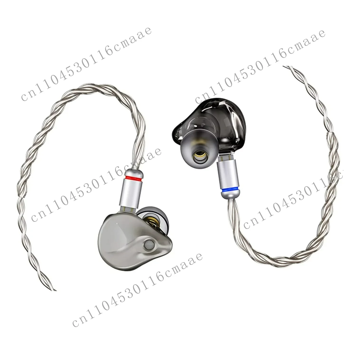 Gaming in-ear headphones, custom EQ 0.78-2 pin cable, metal case for electronic sports players