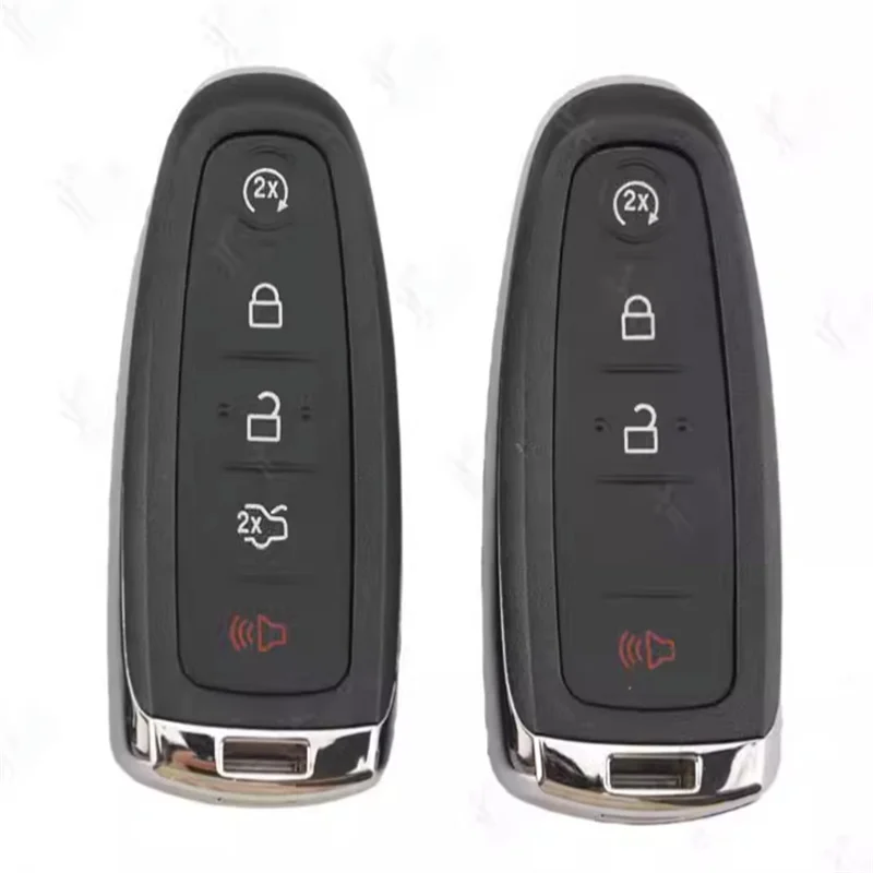 

2pcs 5 Buttons Replacement Remote smart Car Key Shell Case Fob For Ford Explorer Edge Escape Flex Taurus