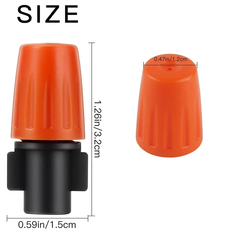 

A81M New 50PCS Adjustable Garden Drip Irrigation Misting Nozzle Micro-Flow Dripper Spray Gardening Tools