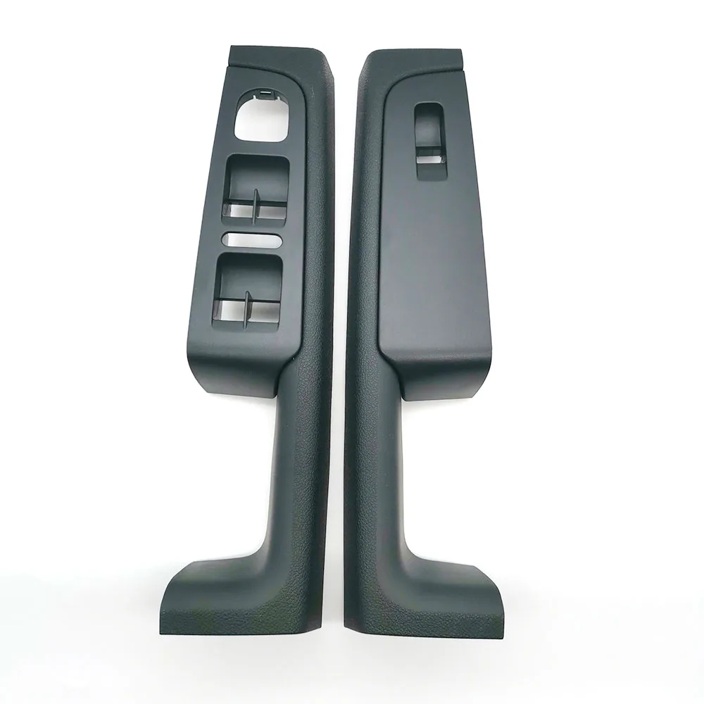

2 шт. подходят для Skoda Superb 2008-2013, черная ручка автомобиля, передняя левая дверь, подлокотник, внутренняя ручка, рамка, переключатель, панель управления, отделка