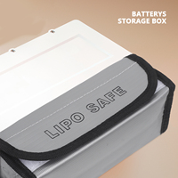 2pcs Fireproof Bag Explosion Proof Safety Pouch Lipo Storage High Temp Resistance Protective Case