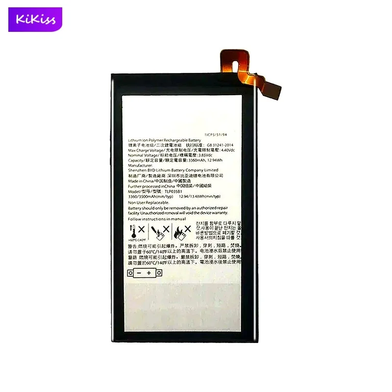 TLP035B1 Mobile Phone Battery For BlackBerry Keytwo KEY2 Smartphone 3500mAh Real Capacity