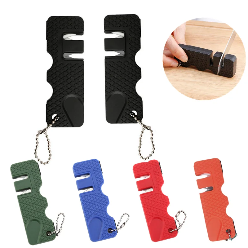 

Kitchen Knife Sharpener Mini Ceramic Sharpening Knives Stone Rod Portable Whetstone Sharpener Pocket Sharpen Tool Accessories