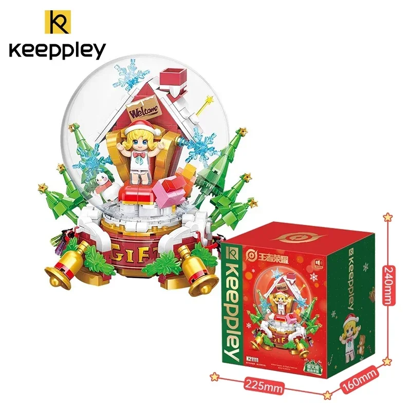 

New Keeppley Building Blocks Honor Of Kings Assembled Music Box Model Cartoon Model Decoration Children's Toys Christmas Gifts