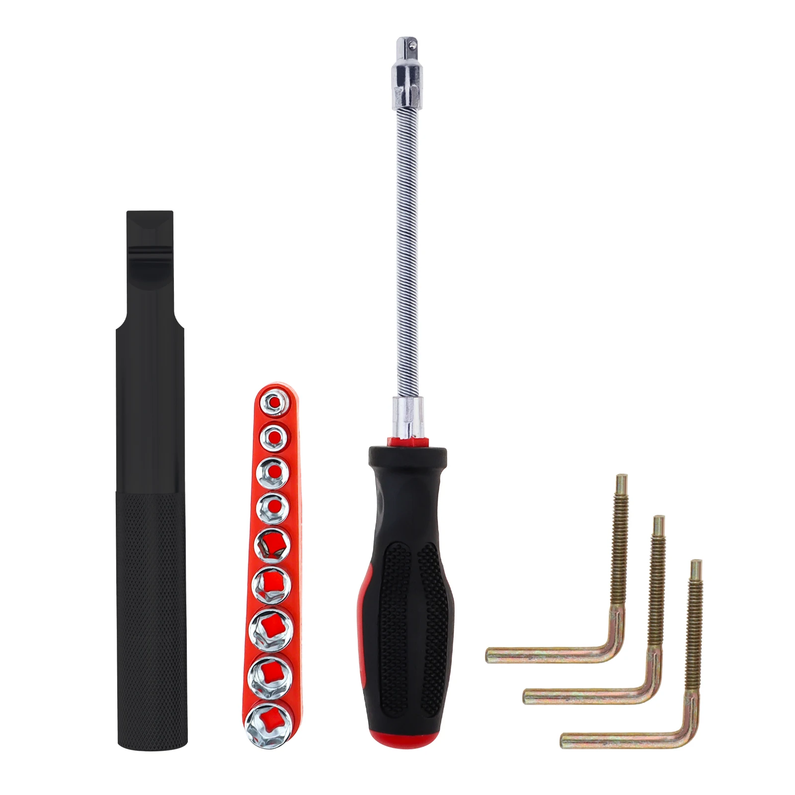 

5mm-13mm Reversible Socket Clutch Cover Wrench Removal Tool Set Fit for Polaris RZR 1000 XP XP4 900 S 3pcs Clutch Drive Belt