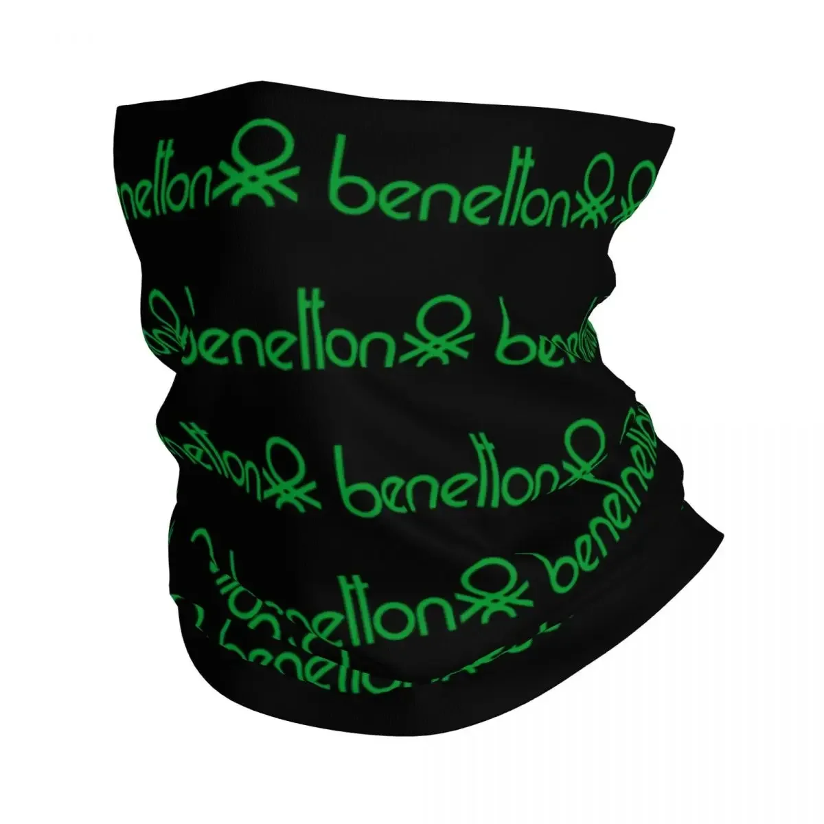 United Colors Of Benetton Bandana Neck Gaiter Printed Wrap Mask Scarf Multifunction Balaclava Riding For Men Women Washable