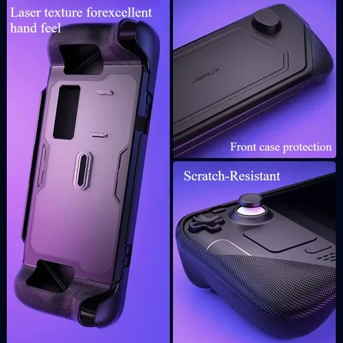 Imagen 2 del producto JSAUX ModCase para Steam Deck OLED, absorción de golpes, modularización anticaídas, accesorios para juegos con carcasa frontal desmontable