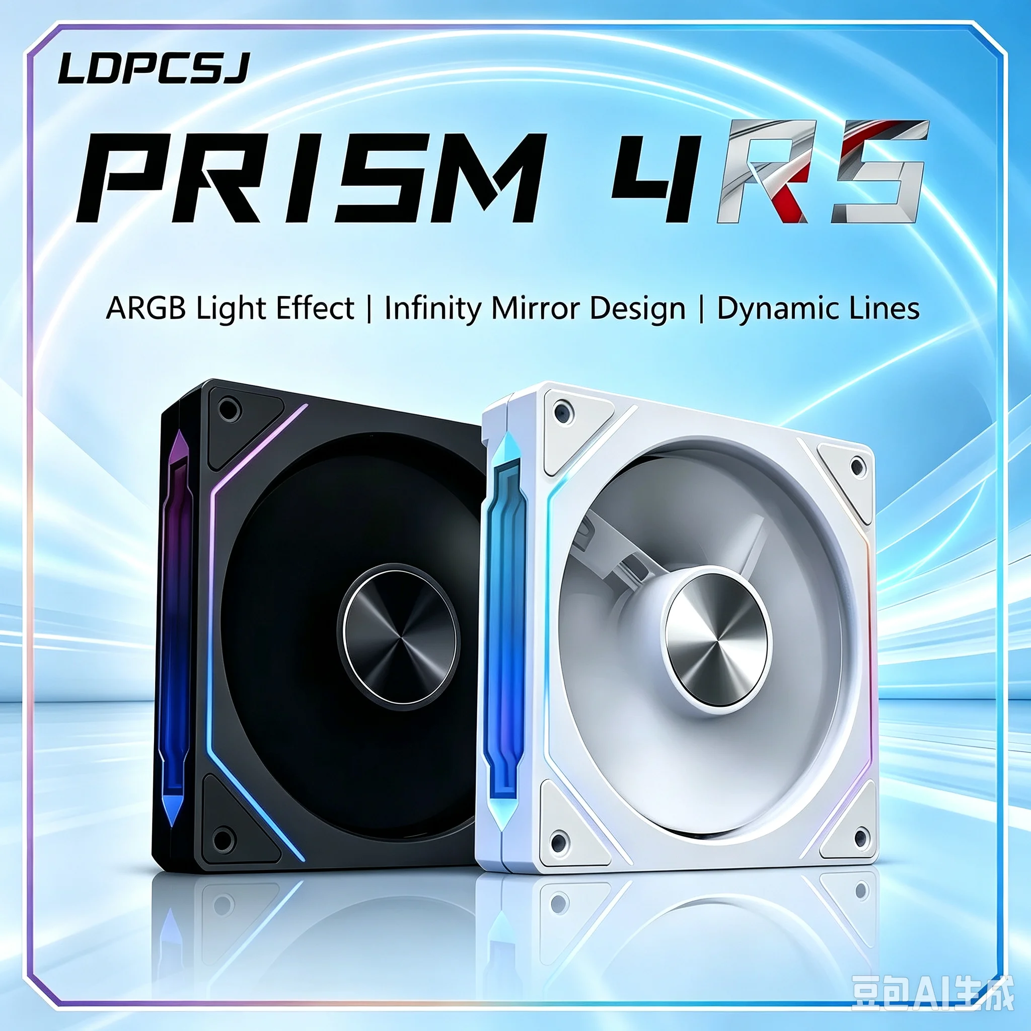 Pc Gaming Case - Ventilador de gabinete para computador PRISM