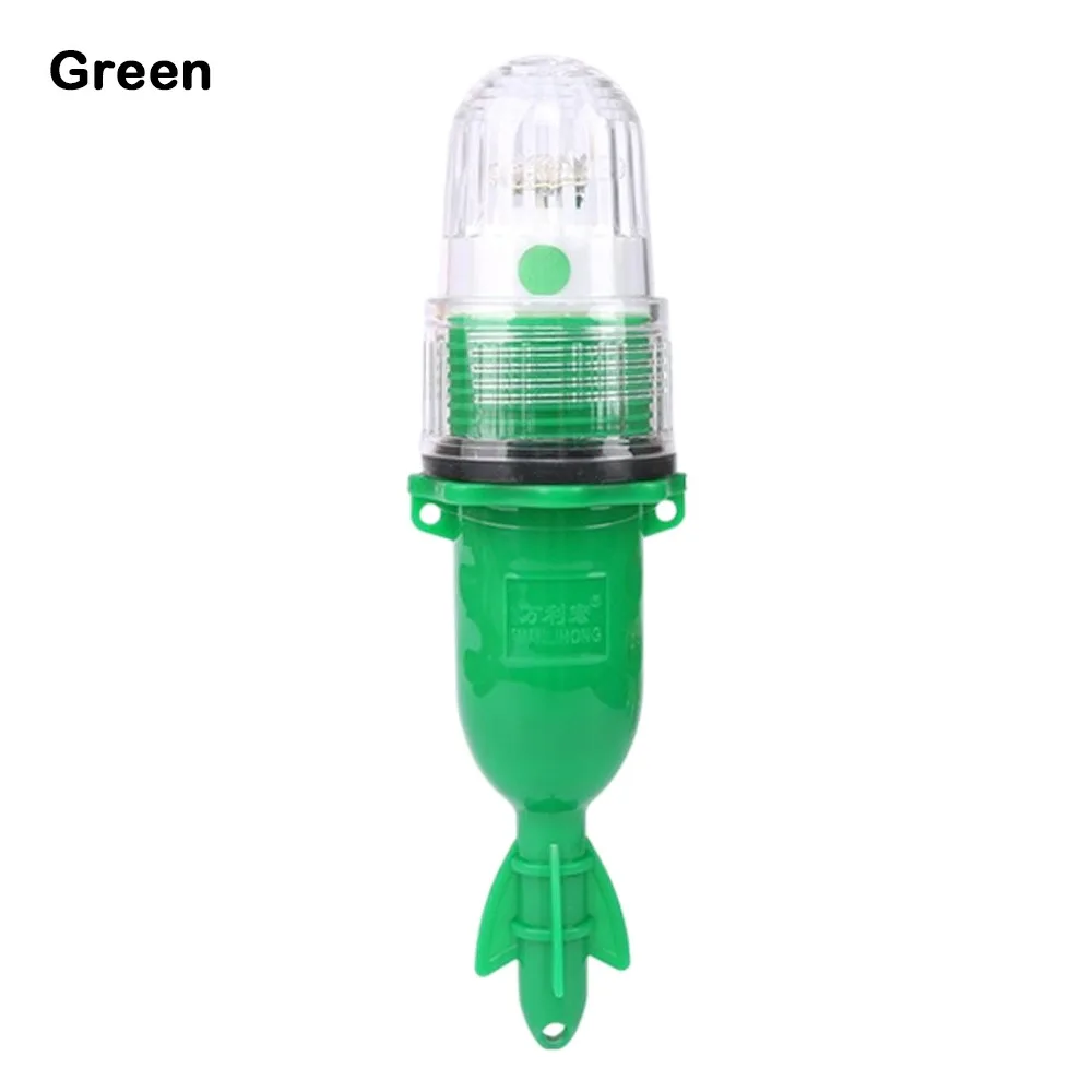 Floating LED Fishing Light Waterproof Double Flash Lamp Buoy Signal Light LED Light-controlled Fishery Marine Navigation Outdoor