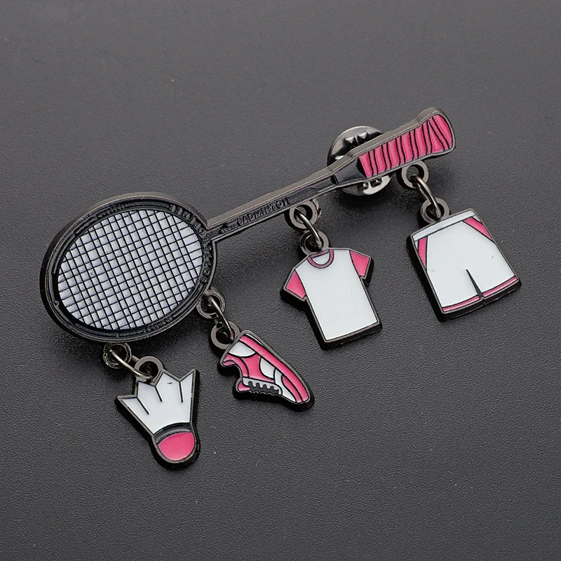 Broche creativo para ropa de b - Badminton Icon reseña y precio