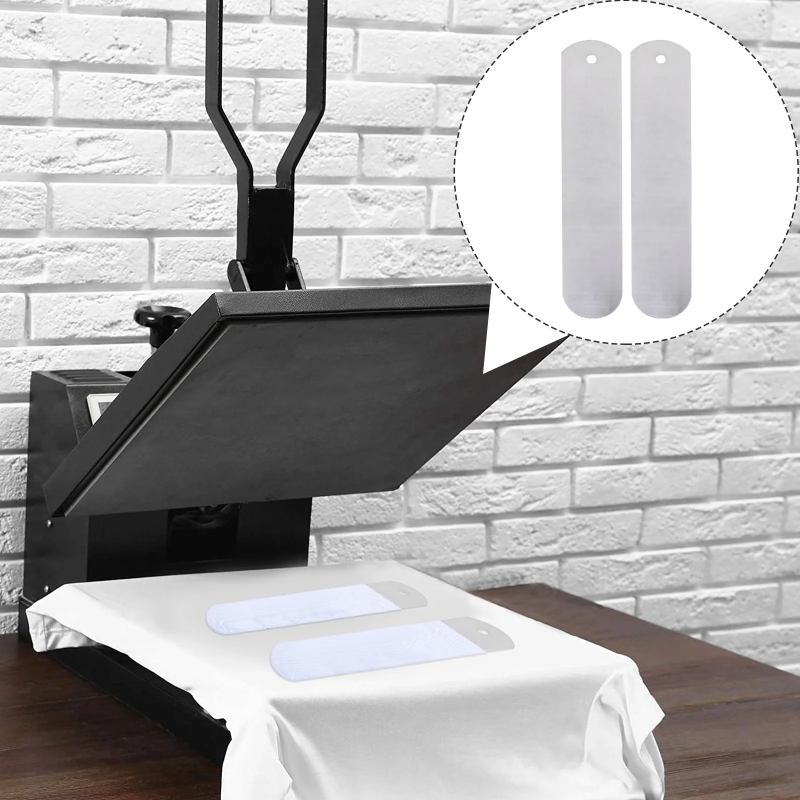 2 Pcs Straight Socks Shaping Board Metal Jigs Sublimation Blanks Adult Fixture LED Light Strip Accessory for