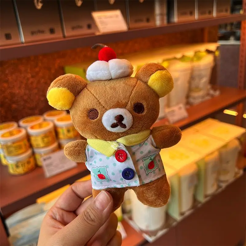 14 センチメートルリラックマ漫画デザートマスターシリーズ小さなペンダントクリエイティブリラックマぬいぐるみバックパック装飾ペンダント誕生日ギフト