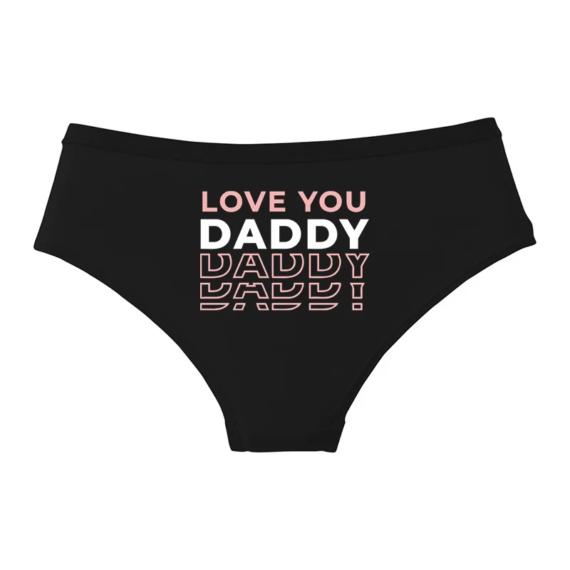 

LOVE YOU DADDY женские сексуальные трусики удобное женское нижнее белье бесшовные трусики для девочек популярные трусы нижнее белье женские трусы