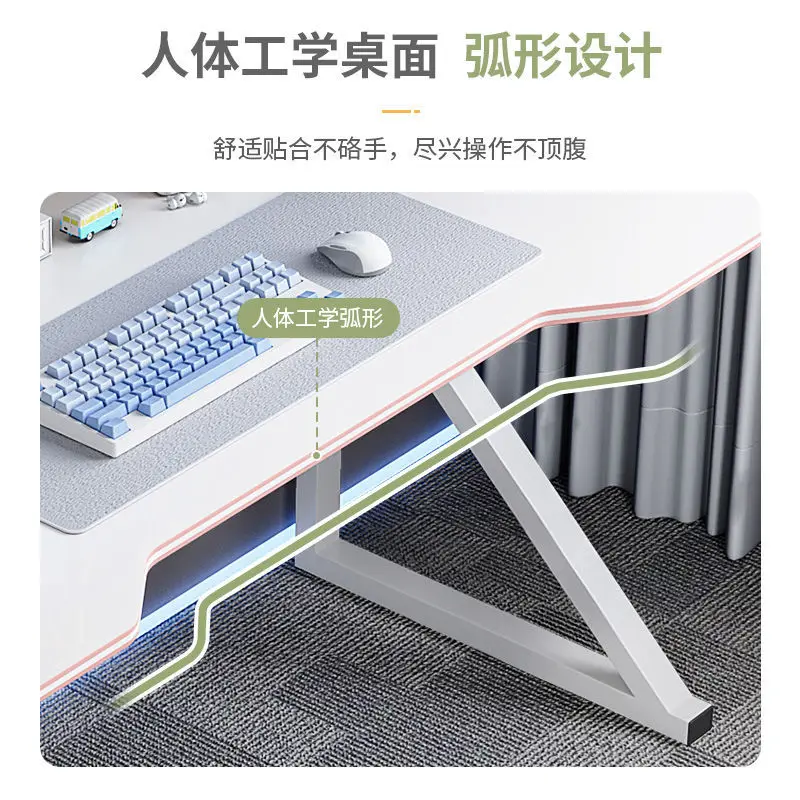 AOLIVIYA Simple Gaming Desk Computer Desk Desktop Home Office Simple Bedroom Desk Learning Writing