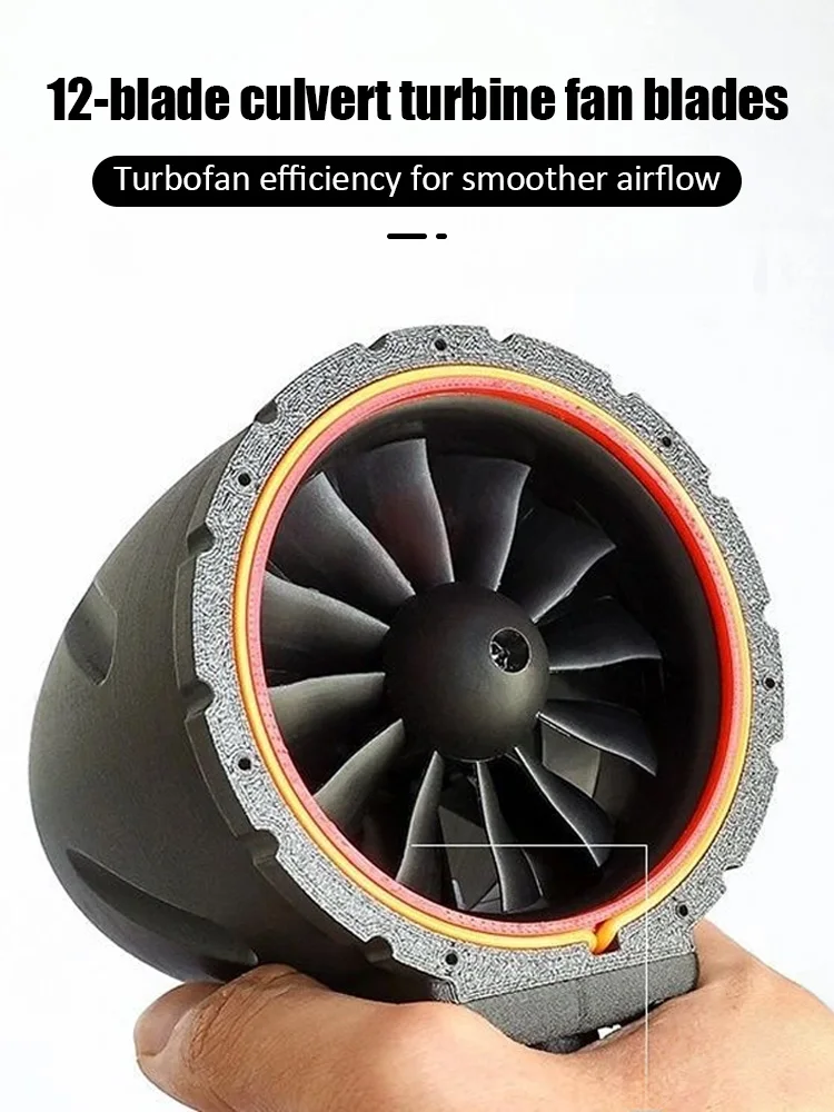 Pistola de aire Turbo Jet de 1100W, ventilador violento de mano de empuje de 1600g, secador de aire recargable para lavado de coches y eliminación de nieve para Makita