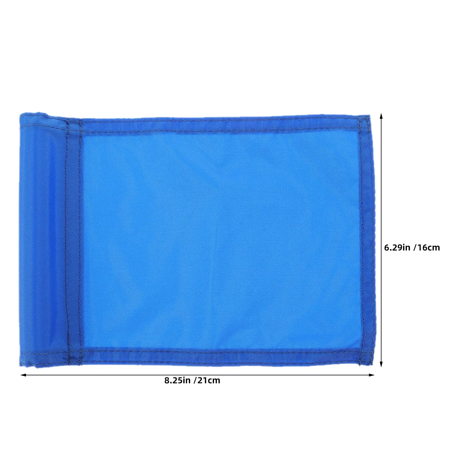 3Pcs Portable Waterproof Golf Training Flag Blue High Visibility Tube Inserted Putting Target Backyard Golf Marker