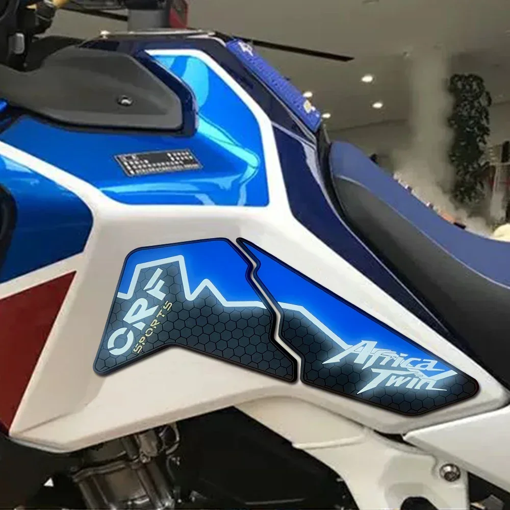 For Honda Africa Twin CRF1100L  Non-slip Rubber Fuel Tank Anti-slip protective Stickers Decals AfricaTwin Accessories 2019-2024