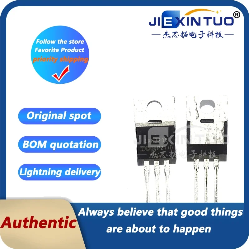 IRF3205PBF IRF3205 MOSFET N-CH 55V 110A TO220AB N-Channel 55 V 110A (Tc) 200W (Tc) Through Hole TO-220AB