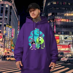 Disney Monster University Sullivan Mike Hoodie Sweatshirt Men's and Women's Fashion Casual Student Street Clothing Hoodie