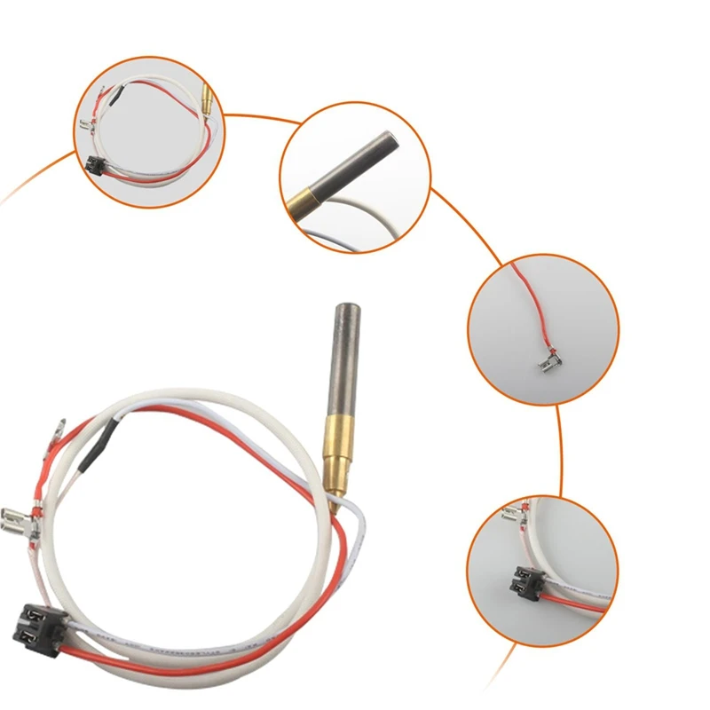 อัพเกรด Thermopile สําหรับชิ้นส่วนอะไหล่เครื่องทําน้ําอุ่น Minivolt Thermopile Kit สําหรับ Whirlpool Reliance Kenmore