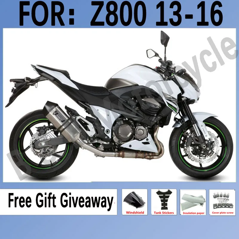 

Kit For Kawasaki Z800 13-16 2013 2014 2015 2016 Bodywork High Quality ABS Injection Plastics Fairings Set White Black