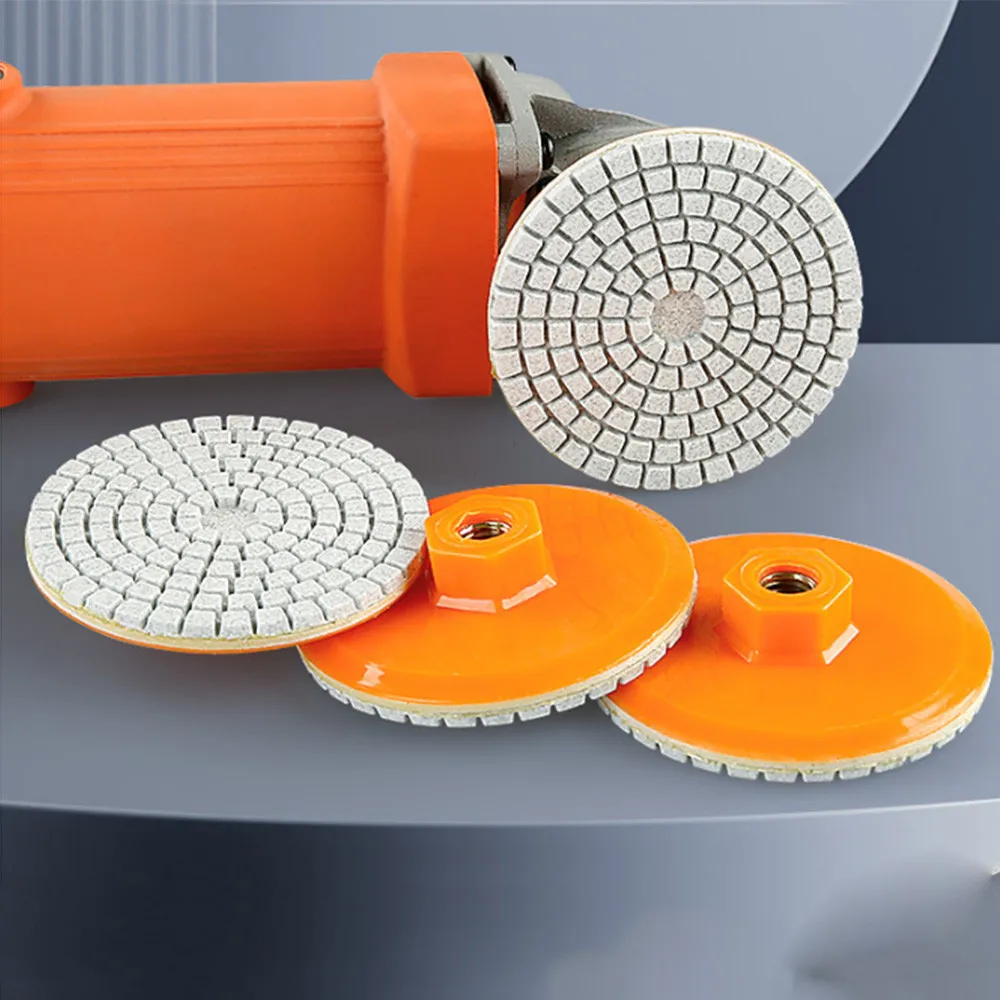 

1pcs 80mm 3 Inch Polishing Pad Wet Dry Buff Disc Abrasive For Sanding Marble Granite Concrete Grinding Countertop Stone