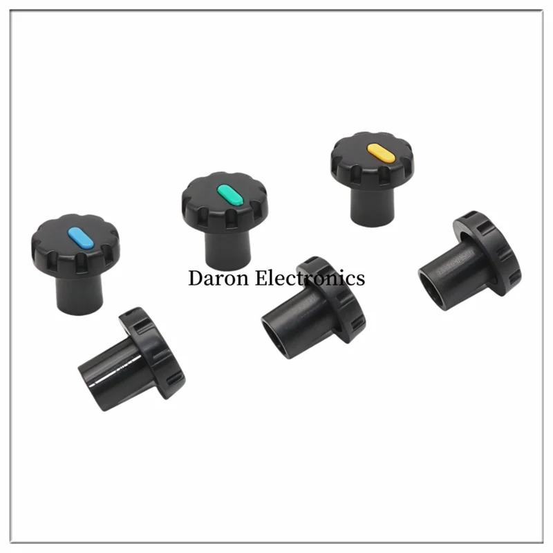 10PCS Two-color plastic knob 15*14 Potentiometer knob cap Volume adjustment switch cap