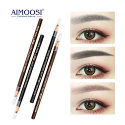 1Pcs Eyebrow Pen 5 Colors Semi Permanent Makeup Tattoo Microblading Dark Brown Eyebrow Pencil Cosmetic Beauty Women Supplies