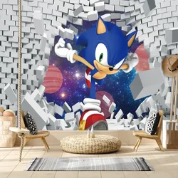 Custom Contact Paper Wall Papers Home Decor Self Adhesive Wallpaper for Bedroom Living Room Baby Anime Character Brick Kid Mural