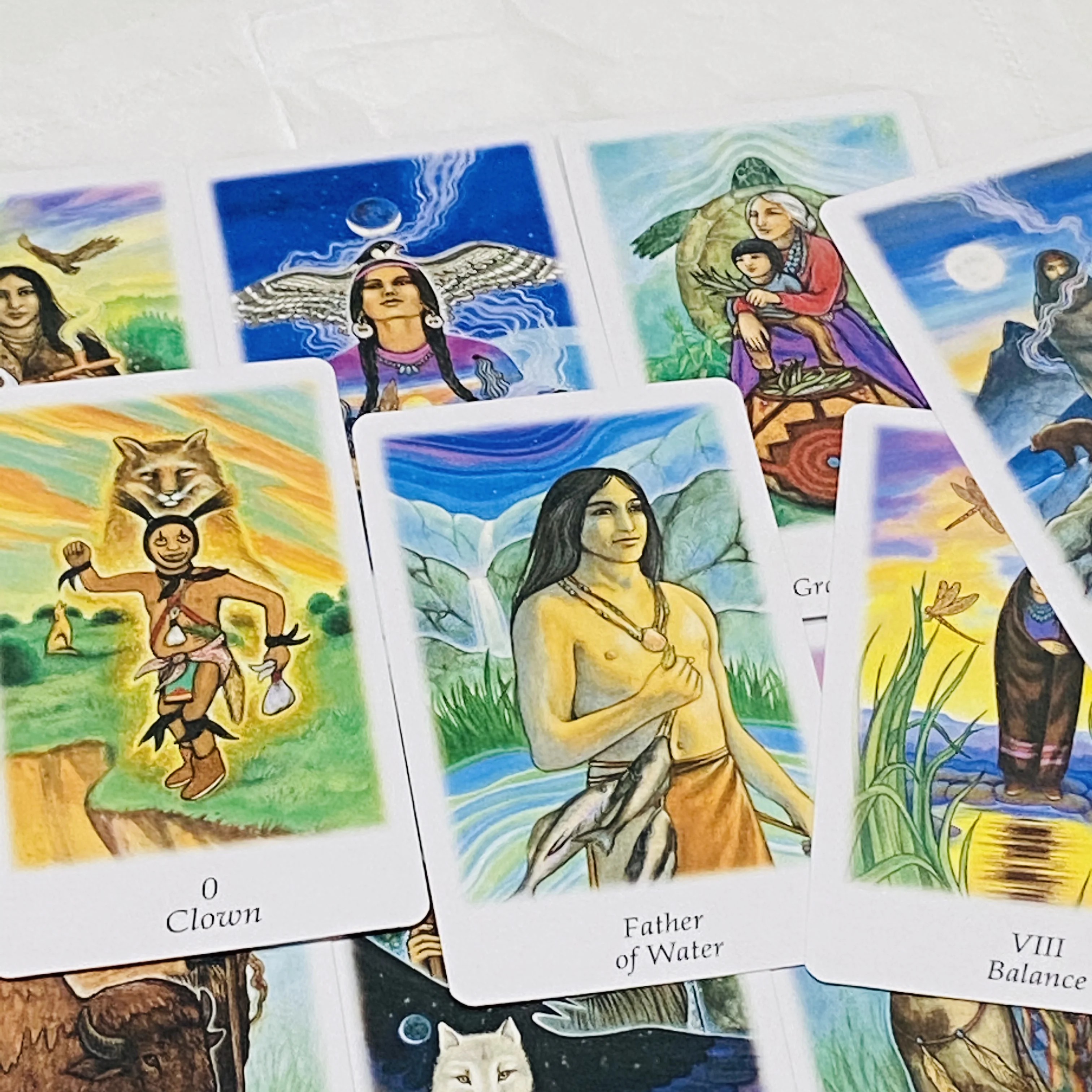 Vision Quest Tarot Cards A 78 DecK Enlish rophecy Divination Deck Table game Family Party Board Fate Card Wait Game