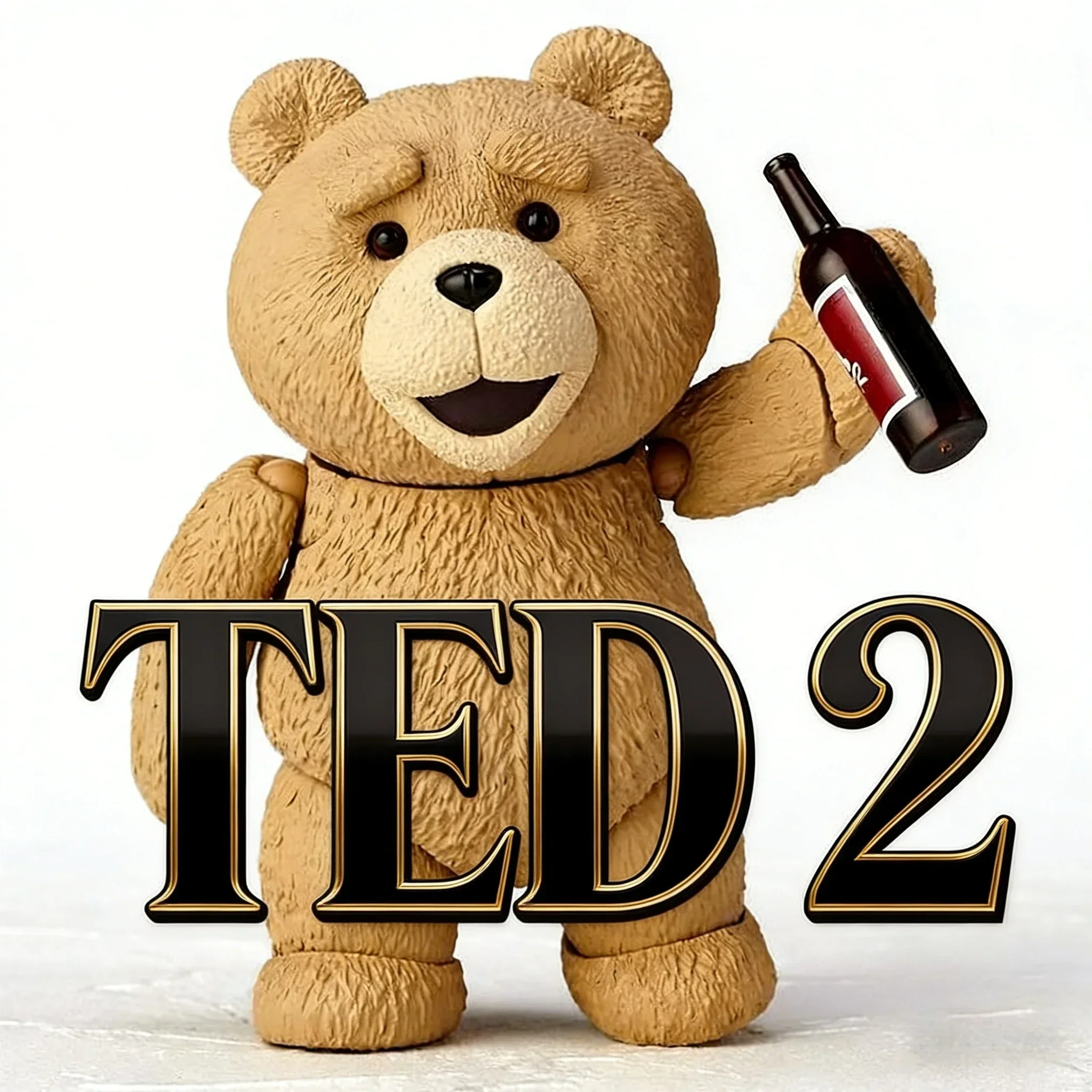 

Ted2 Figure Bjd Ted Teddy Bear Action Figure AMAZING YAMAGUCHI Revoltech No.006 Teddy Brick Figure Gk Movie Model Doll Toy Gift
