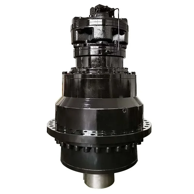 HTC67 series drum pump truck crusher ship transport with oven hydraulic motor rotary planetary gear reducer