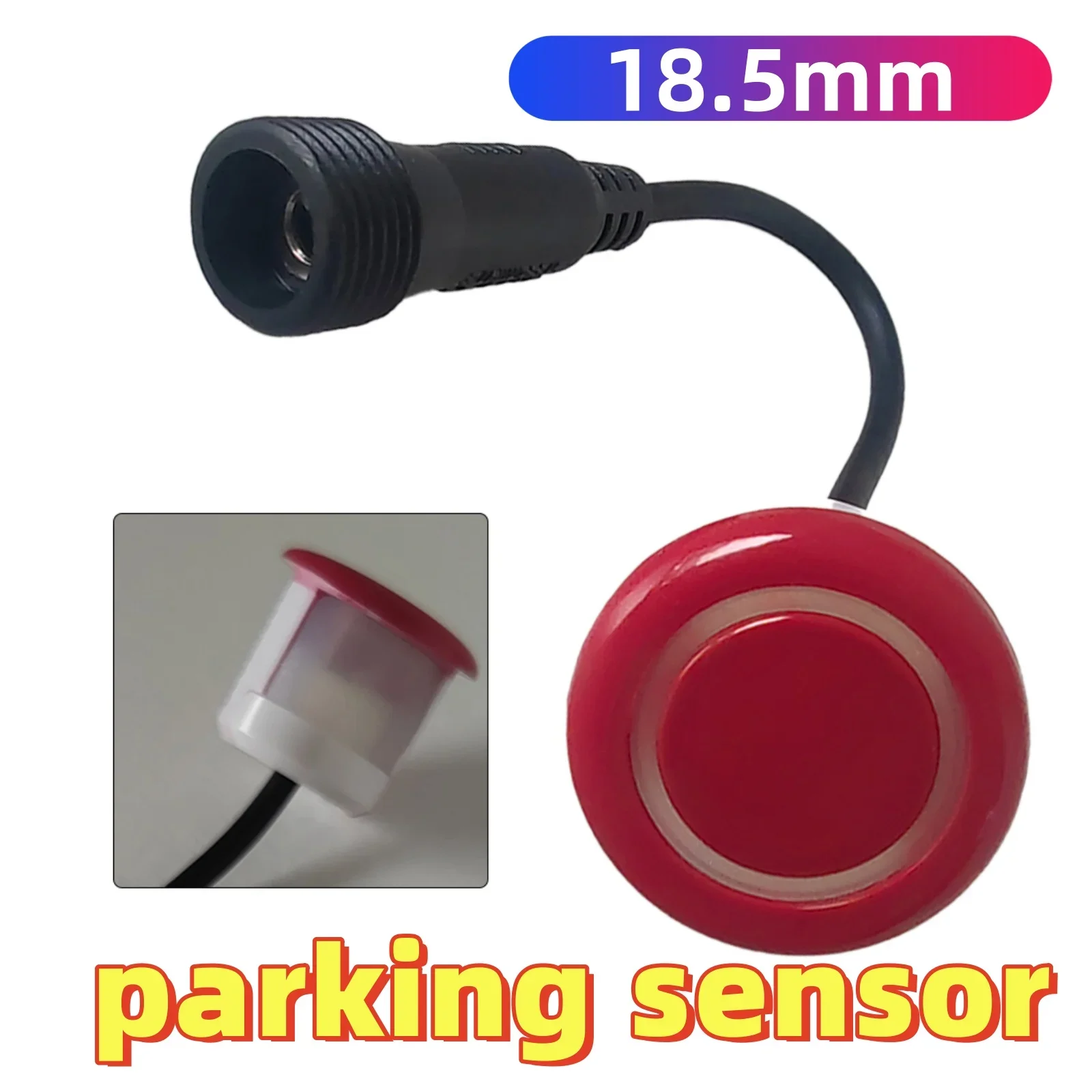 Car Reverse Parking Waterproof Sensor Sound Parking Sensor 18.5mm 23mm 0.14m Reversing-Radar Probe Upgrade Car Accessories