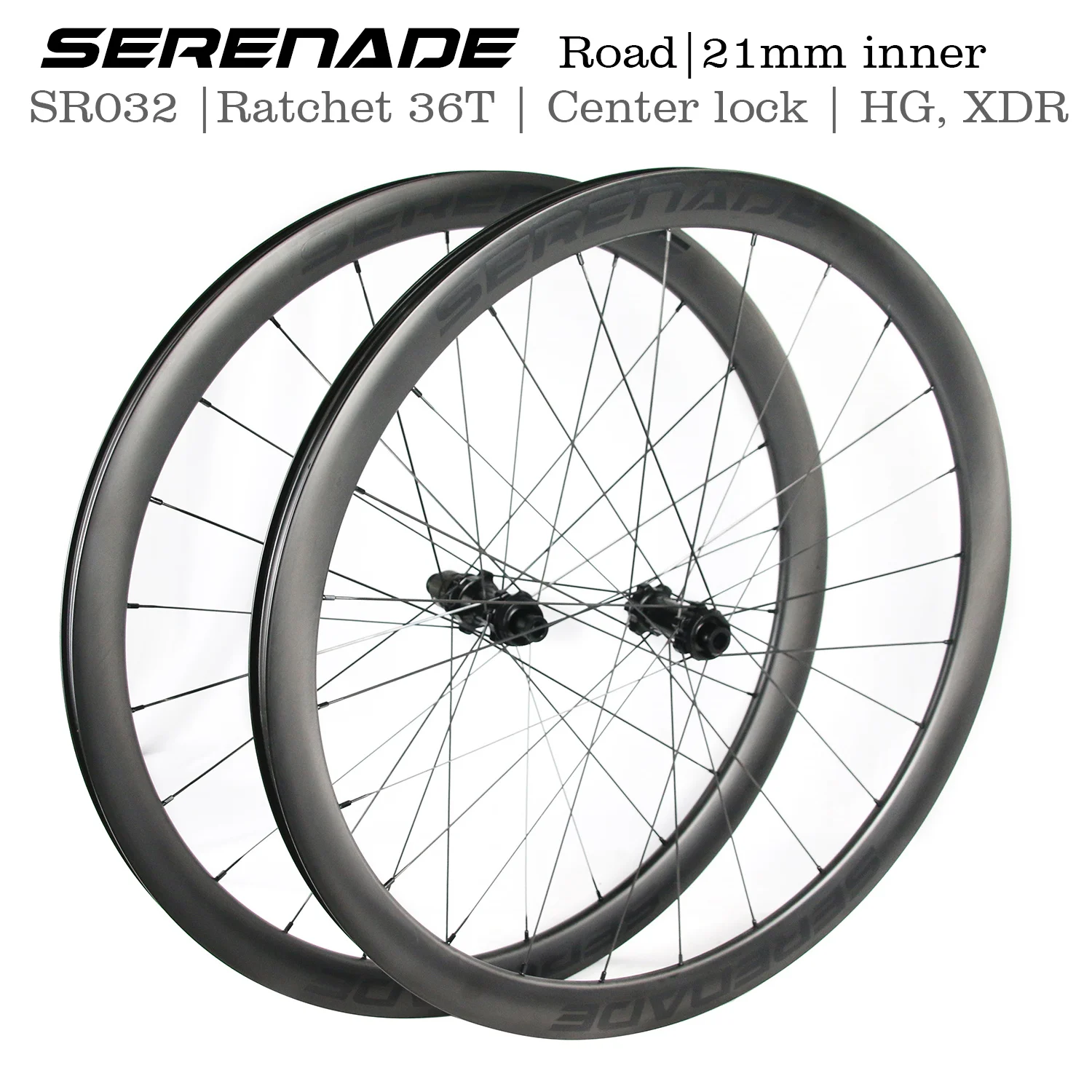 

Serenade Ultra Light Aero 700c Road Bike Fast Forward Gravel Cycling Wheels UD Carbon Disc Wheelset 28mm Tire Paintless Rims