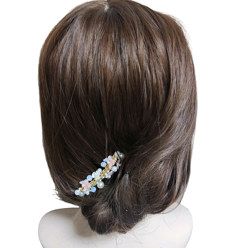 Elegant Korean Simple Design Metal Hairpin Claw Butterfly Hair Combs Hair Styling For Women Comb Pin Female Hairclips Wholesale