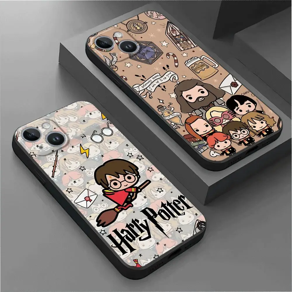 Phone Case for Apple iPhone 15 Pro SE 13 12 Mini 11 Pro 7 6S XR XS X 8 Plus 14 Pro Max H-Ha-rrys P-Potters Cover