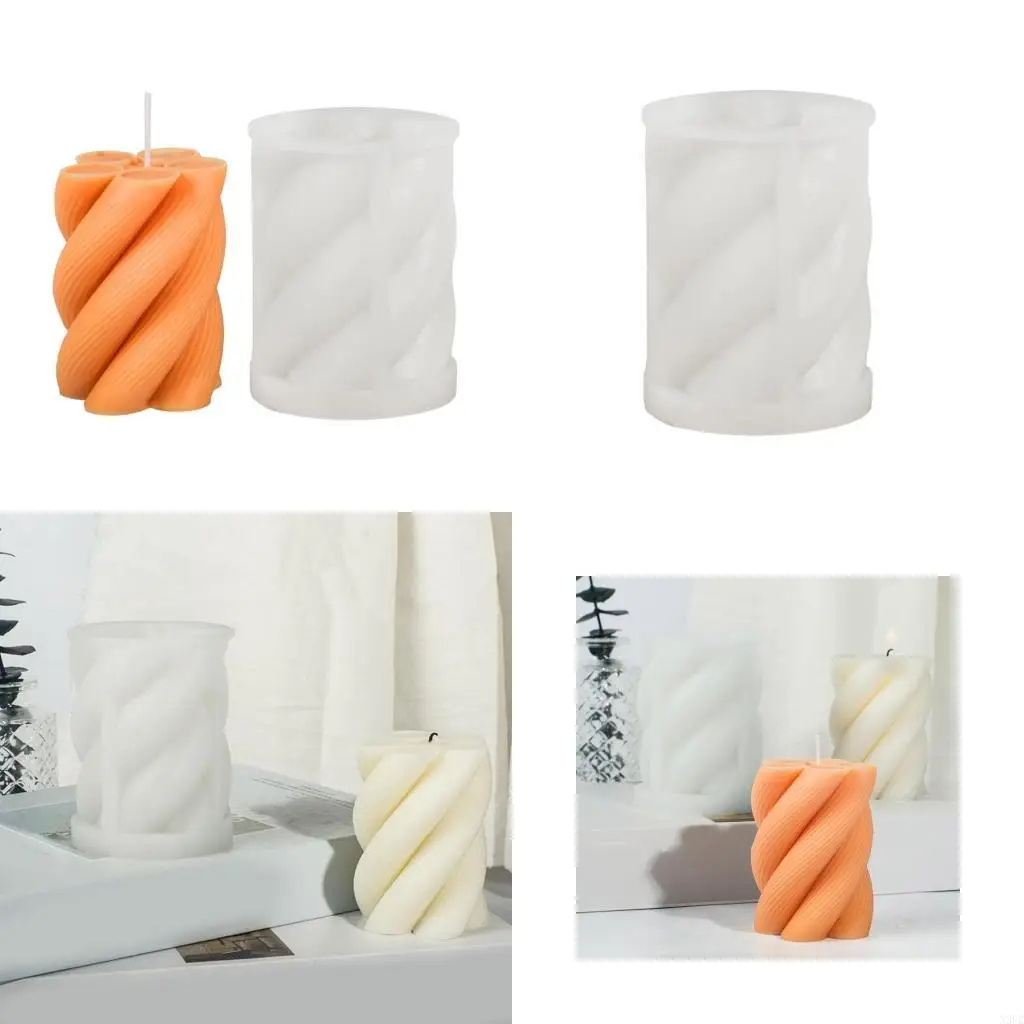 

Форма для изготовления ароматических свечей, пластиковая спиральная колонна, форма для мыла для ароматерапии, дома X3UC