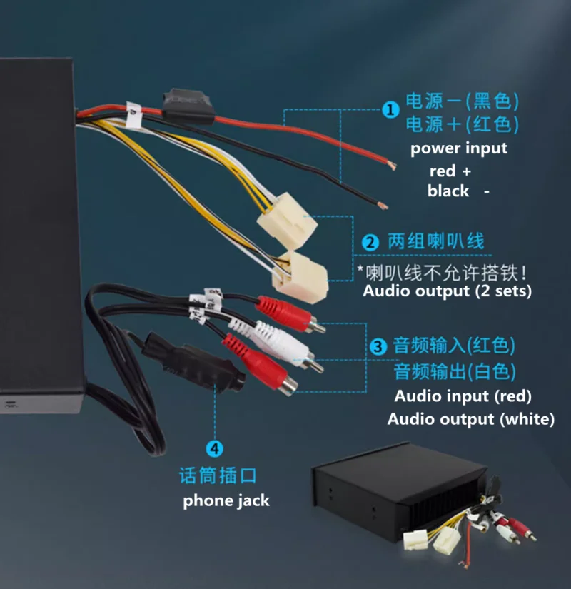 Hi-Fi SE-2009 24V 24W * 4 4.0 Canaux Bus Voiture Haut-Parleur Microphone Karaoké Réverbération Audio Amplificateur
