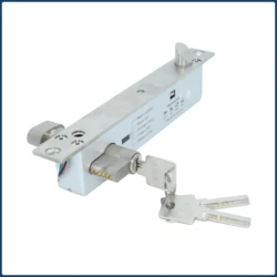 Dc 12V Fail Secure Elektrische Valbout Lock Met Schuine Bout Cilinder Mechanische Sleutel
