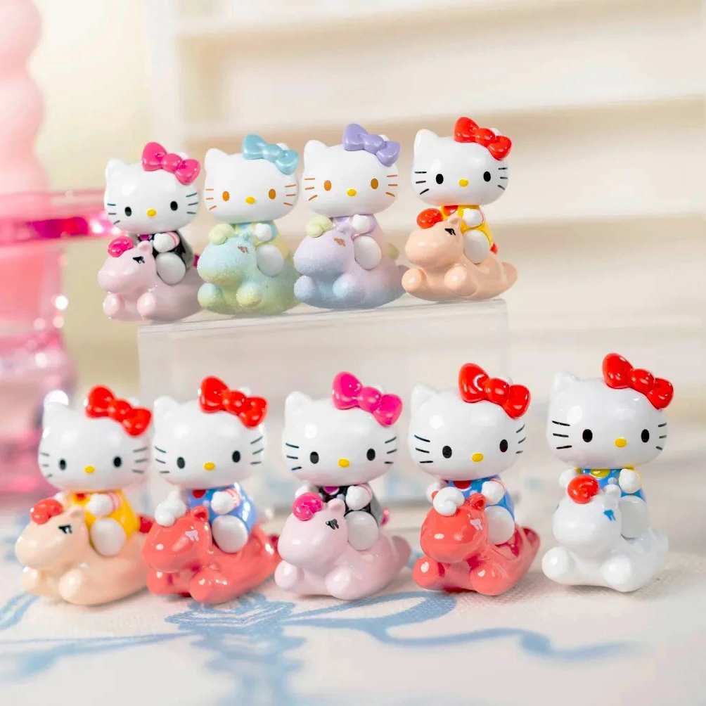 

Genuine Hello Kitty Childlike Pony Series Blind Bag Mini Cute Beans Collectible Figurine Ornament Desk Decor Girls birthday Gift