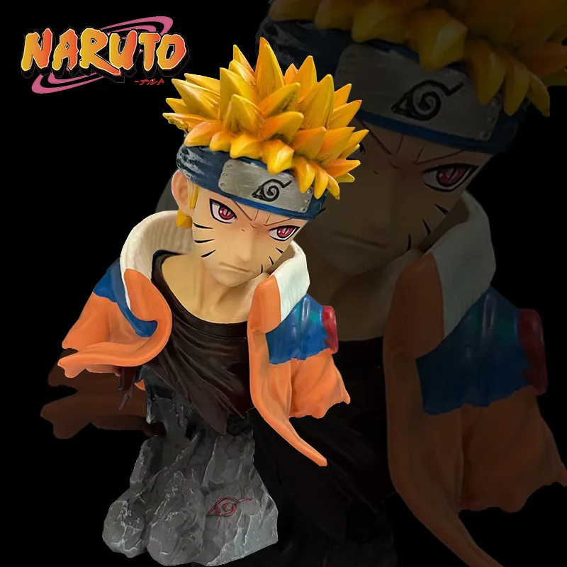 بقعة ناروتو أنيمي المحيطة اوزوماكي ناروتو تمثال نصفي نموذج لجسم كونوها نينجا الحلي الإبداعية لعب الأطفال الهدايا