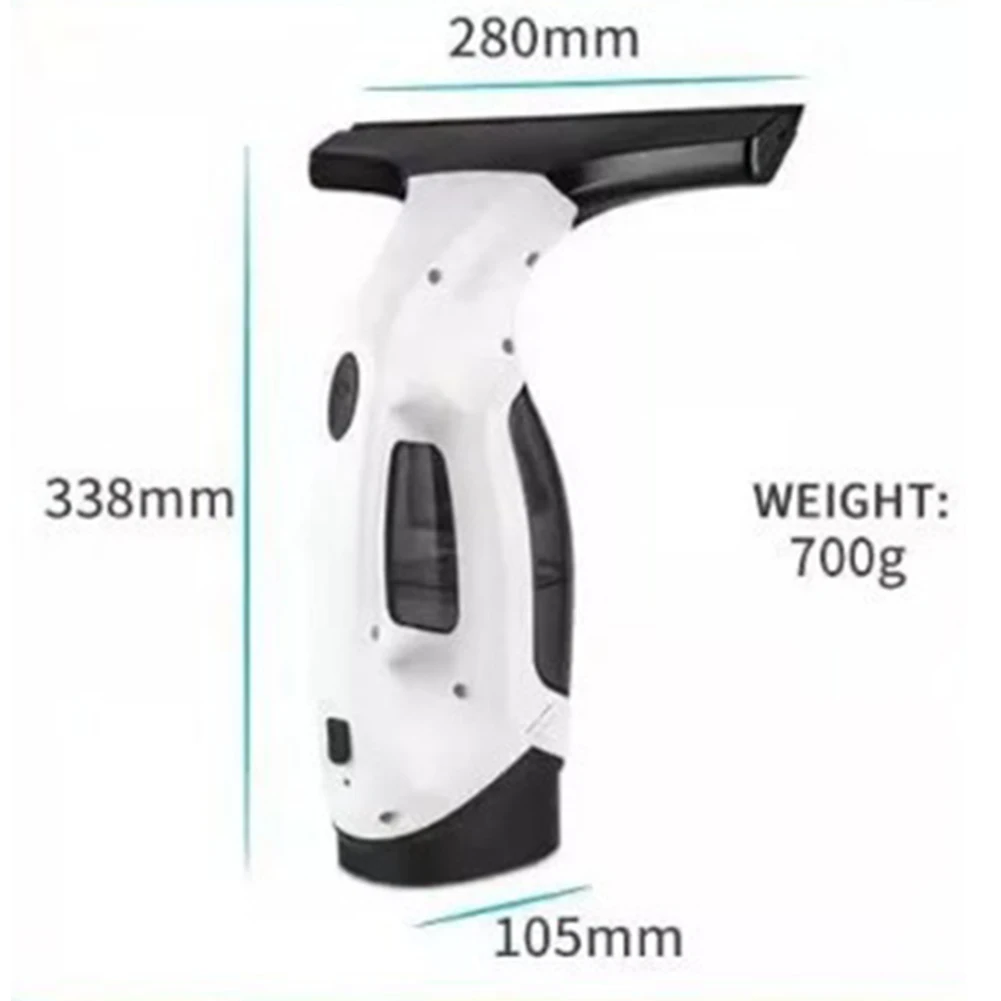 Portable Automatic Rechargeable Glass Cleaner for Windows and Car Mirrors Efficient Cleaning Device with One Button Control