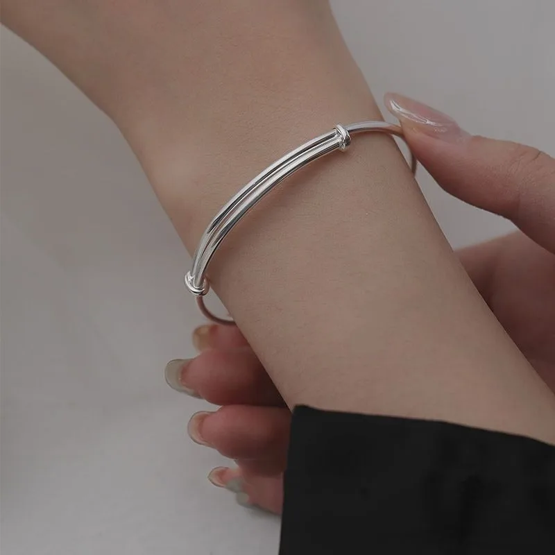 New Unisexes Activity Bracelet Alloy Material Adjustable Simple Fashion Everything Girl Bracelet Small Party Luxury