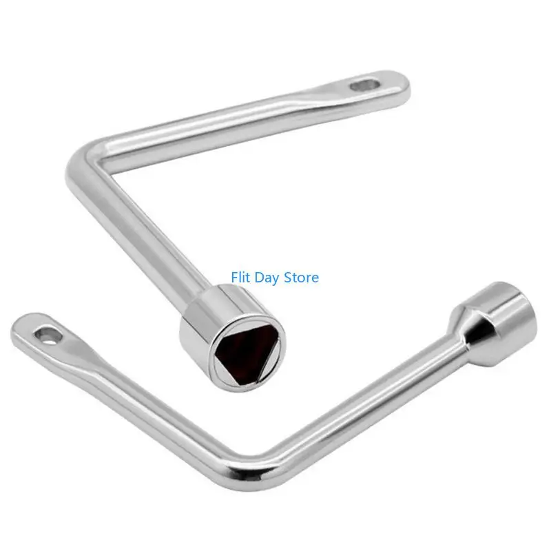 F92C Multi-Functional Utility Plumbers Tool Tool Triangle Cabinet Spanners คีย์ซ็อกเก็ตสำหรับ Radiators Electric