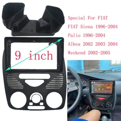 For FIAT Siena/Palio 1996-2004/Albea/(9INCH)Car Radio Fascias Android GPS MP5 Stereo Player 2 Din Head Unit Panel Dash Frame Ins