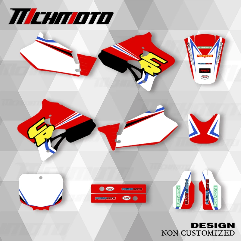 

MCHMFG новый стиль графические наклейки комплект наклеек для HONDA 1995 1996 1997 CR125 1995 1996 CR250