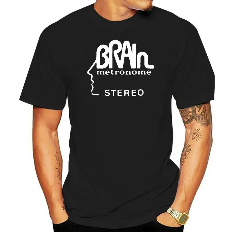 Brain Records Records T Shirt Krautrock Custom Special Print Tee Shirt