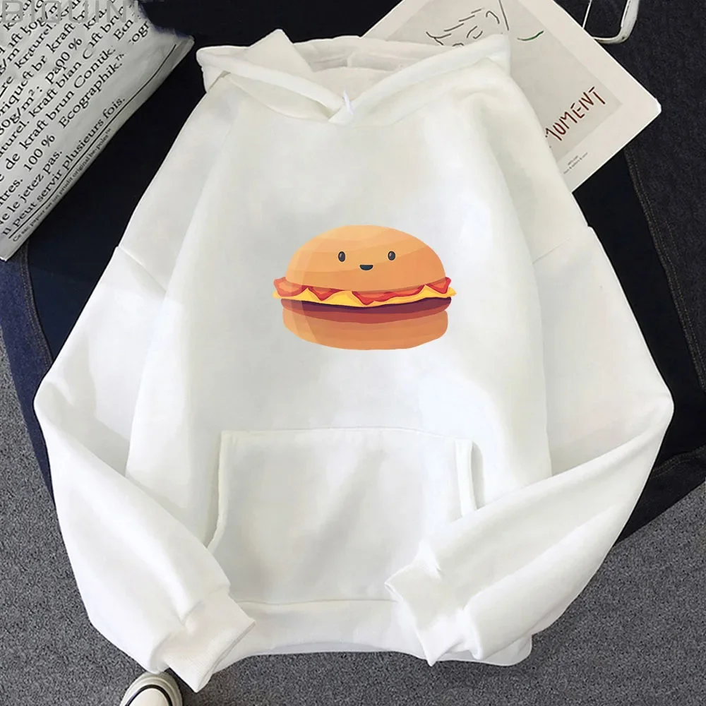 Hamburger Hot Sales Anime Hoodies Kawaii Cartoon Sweatshirts Manga/Comic Clothes for Men/Women Long-sleeved Streetwear Prevalent