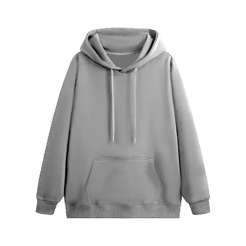 Herren- und Damen-Hoodies in Unifarben mit Taschen, Sport- und Fitness-Sweatshirts, modische Freizeitpullover in mehreren Farben – Detail 16